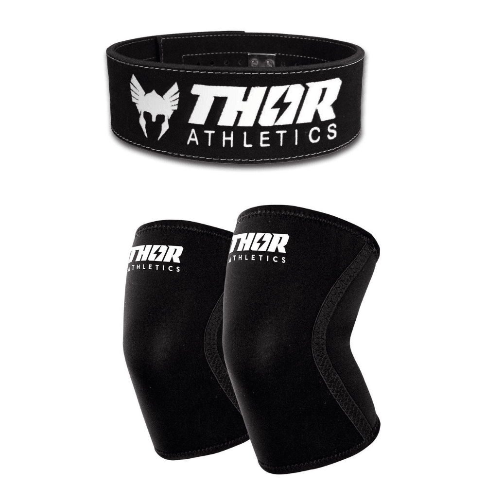 Lifting Belt 10mm + Knee Sleeves 7mm | Zwart-0