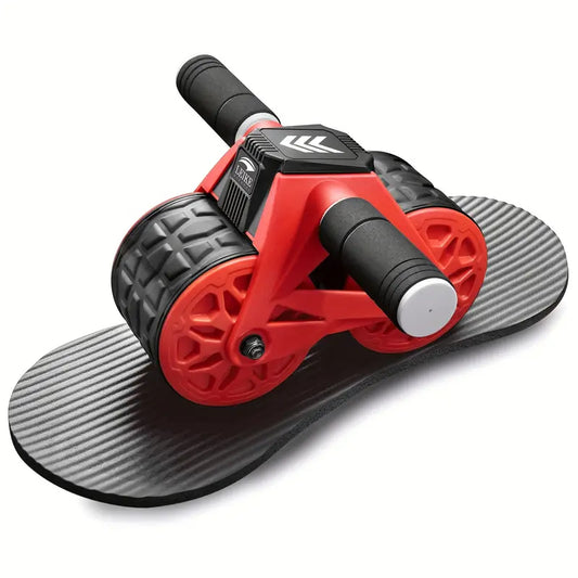 Automatic Rebound Abdominal Roller with Kneeling Pads-0
