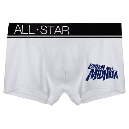 New Boxer Men Underwear Homme Mens Boxers Letter Bokserki Meskie Calzoncillo Cueca Masculina Boxershorts Size M-3XL 417