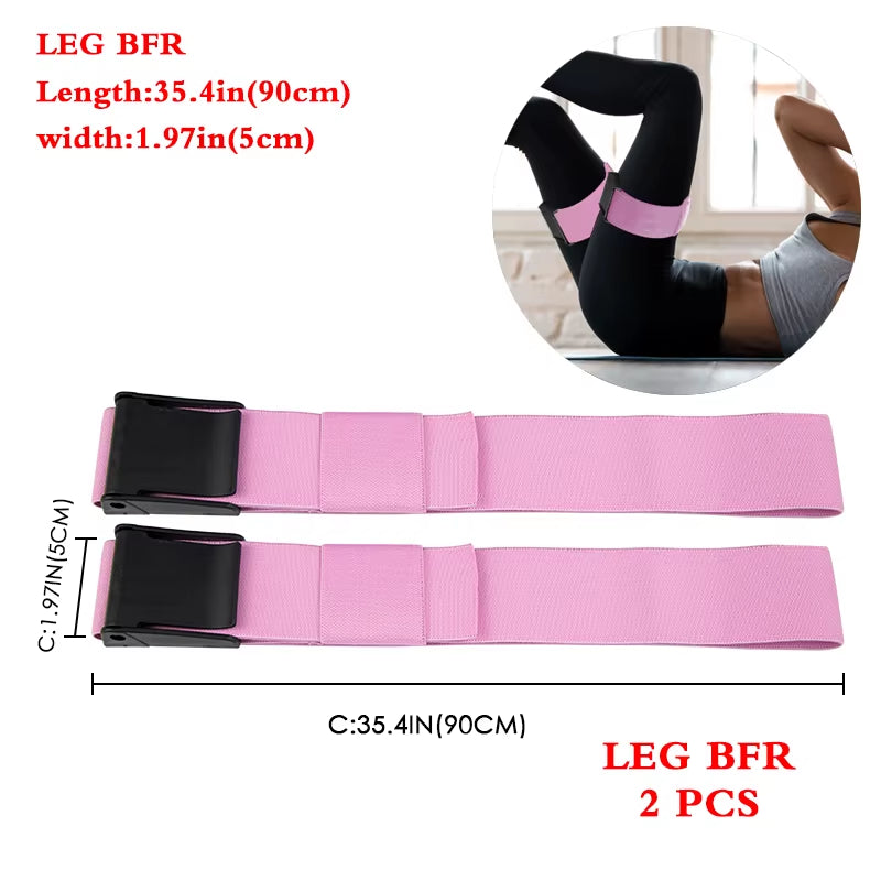 BFR Booty Bands Blood Flow Restriction Bands Resistance Butt Squat Thigh Glutes Hip Building Kaatsu Straps Gym Fitness Equipment