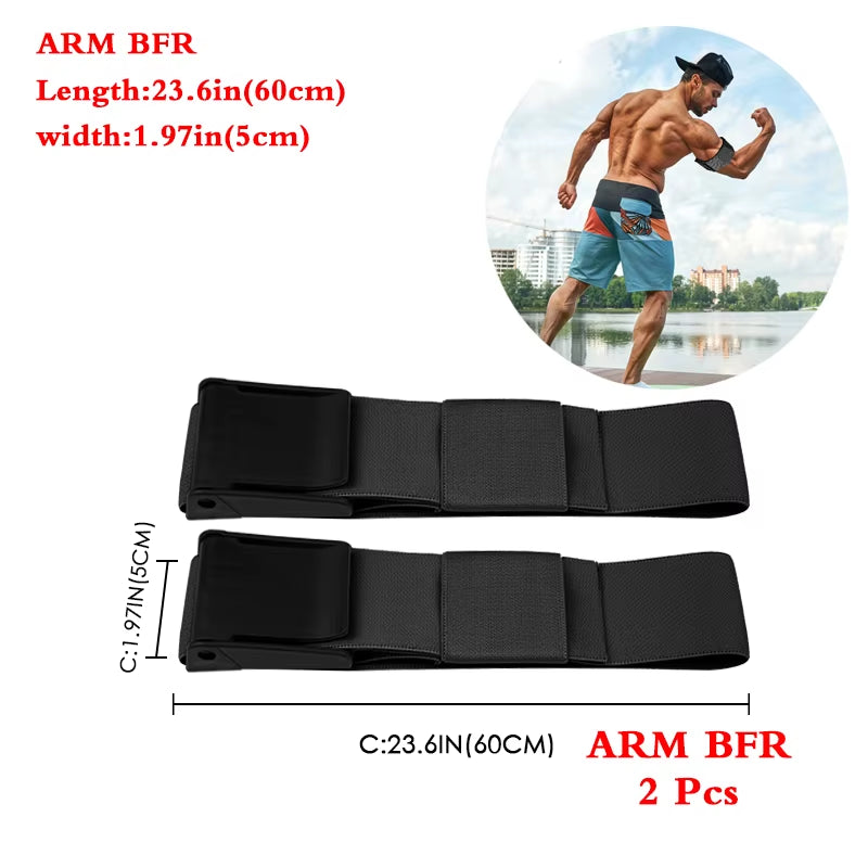 BFR Booty Bands Blood Flow Restriction Bands Resistance Butt Squat Thigh Glutes Hip Building Kaatsu Straps Gym Fitness Equipment