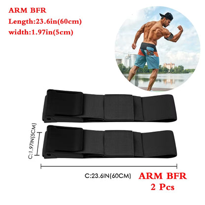 BFR Booty Bands Blood Flow Restriction Bands Resistance Butt Squat Thigh Glutes Hip Building Kaatsu Straps Gym Fitness Equipment
