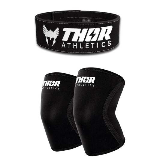 Lifting Belt 10mm + Knee Sleeves 7mm | Zwart-0