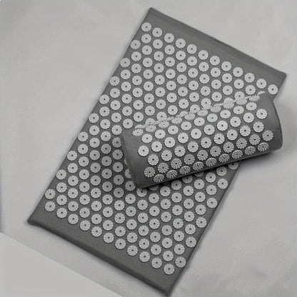 NNETM 3PCS Yoga Acupressure Massage Mat Set(Dark Gray)-1