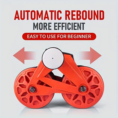 Automatic Rebound Abdominal Roller with Kneeling Pads-1