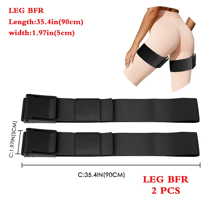 BFR Booty Bands Blood Flow Restriction Bands Resistance Butt Squat Thigh Glutes Hip Building Kaatsu Straps Gym Fitness Equipment
