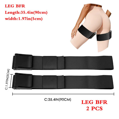 BFR Booty Bands Blood Flow Restriction Bands Resistance Butt Squat Thigh Glutes Hip Building Kaatsu Straps Gym Fitness Equipment