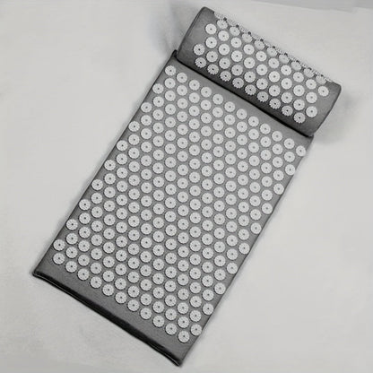 NNETM 3PCS Yoga Acupressure Massage Mat Set(Dark Gray)-2