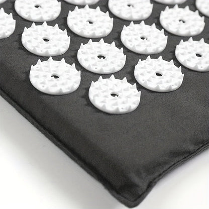NNETM 3PCS Yoga Acupressure Massage Mat Set(Dark Gray)-4